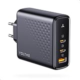 VOLTME 140W USB C Ladegerät PD3.1 & PPS Netzteil USB C, 3-Port...