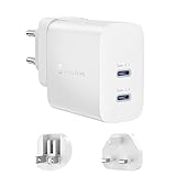 Syncwire 40W USB C Ladegerät - 2 Port (20W+20W) Internationale...