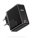 Baseus [QC5.0] USB C Schnellladegerät 100 W, GaN II Technologie...