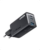 Anker USB-C-Ladegerät, 735 (GaNPrime 65 W), schnelles und kompaktes...