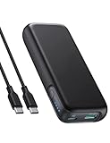 Powerbank 10000mAh Mobiles Ladegerät USB-C Power Delivery iSmart...