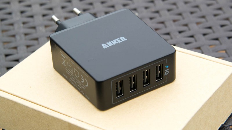 Anker 36W 5V 7.2A 4-Port USB Ladegerät Test Review