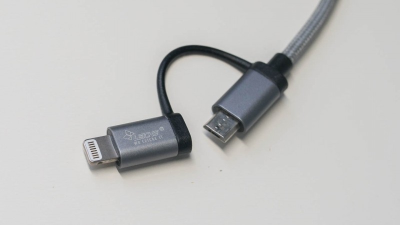Licke KanaaN Apple Lightning MFi USB Kabel 2 in 1 mit Lightning