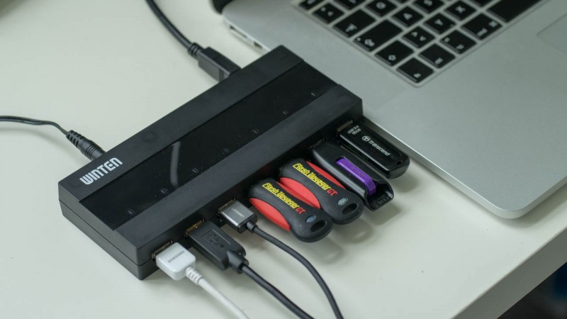 Winten 7 Port USB 3.0 Netzteil Hub Aktiv Test Review
