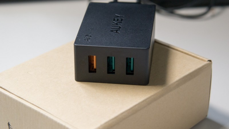 AUKEY PA-T2 3-Port USB Ladegerät Qualcomm Quick Charge 2.0 Support Test review Netzteil QC2.0 Schnelladegerät 