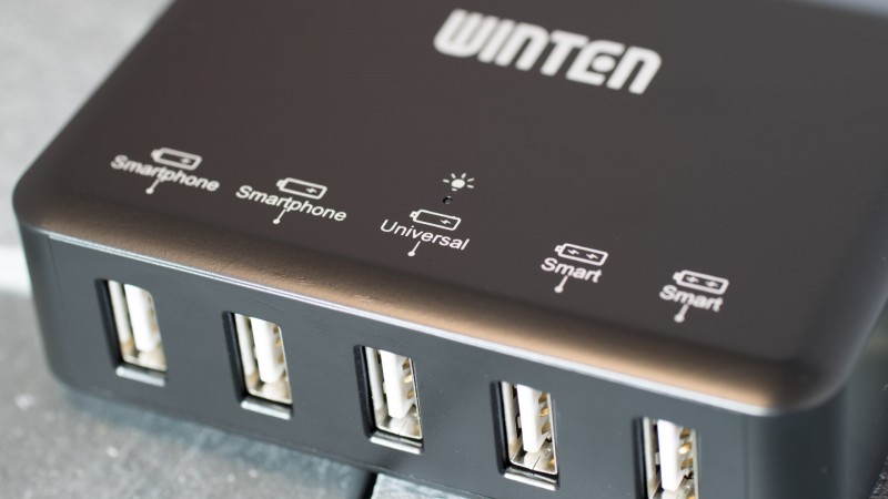 Winten WT-AUC05-BK Multi-Port Ladegerät Test Review USB Netzteil Schnelladegerät 