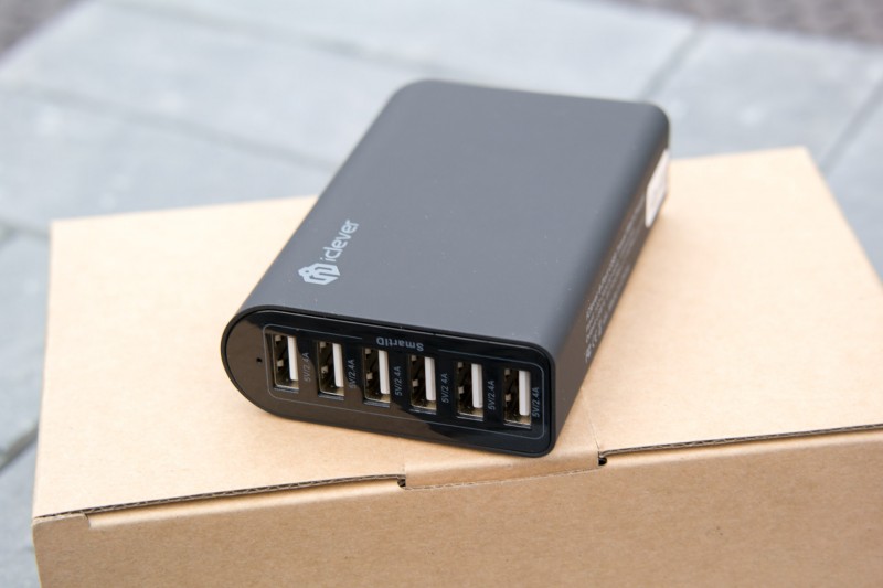 iClever 6-Port 50W 10A Desktop USB Ladegerät Test Review Schnelladegerät Netzteil