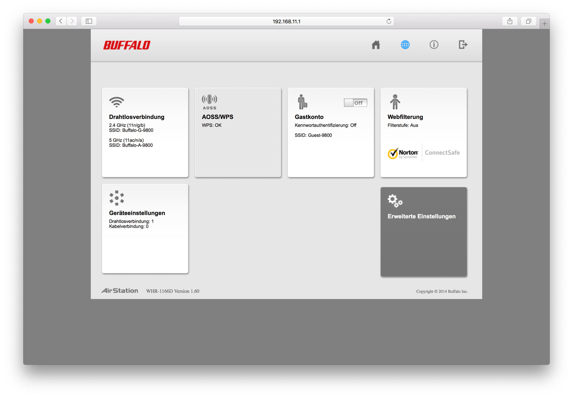 Buffalo AirStation Wireless Router im Test (WHR-1166D-EU) - Techtest