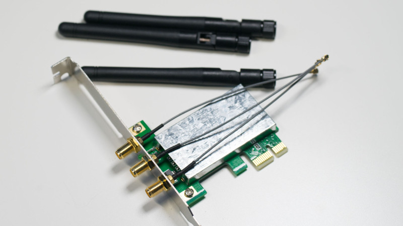 PCIe Mini Card WLAN Adapter im Desktop Einsetzten (PCIe Mini Card auf PCIe Adapter)-2