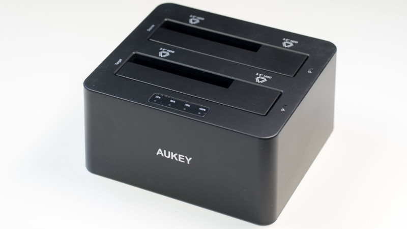 AUKEY DS-B3 Festplatte Dockingstation mit Klonfunktion im Test-6