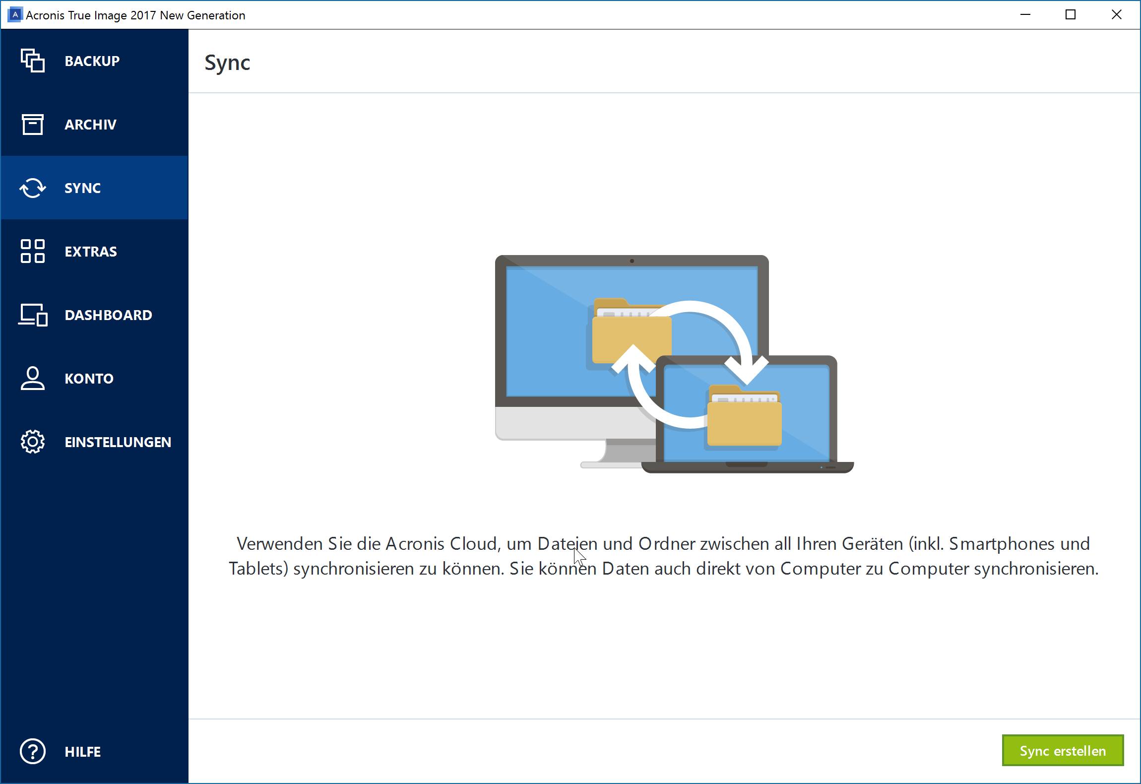 acronis true image hd2017 data migration software