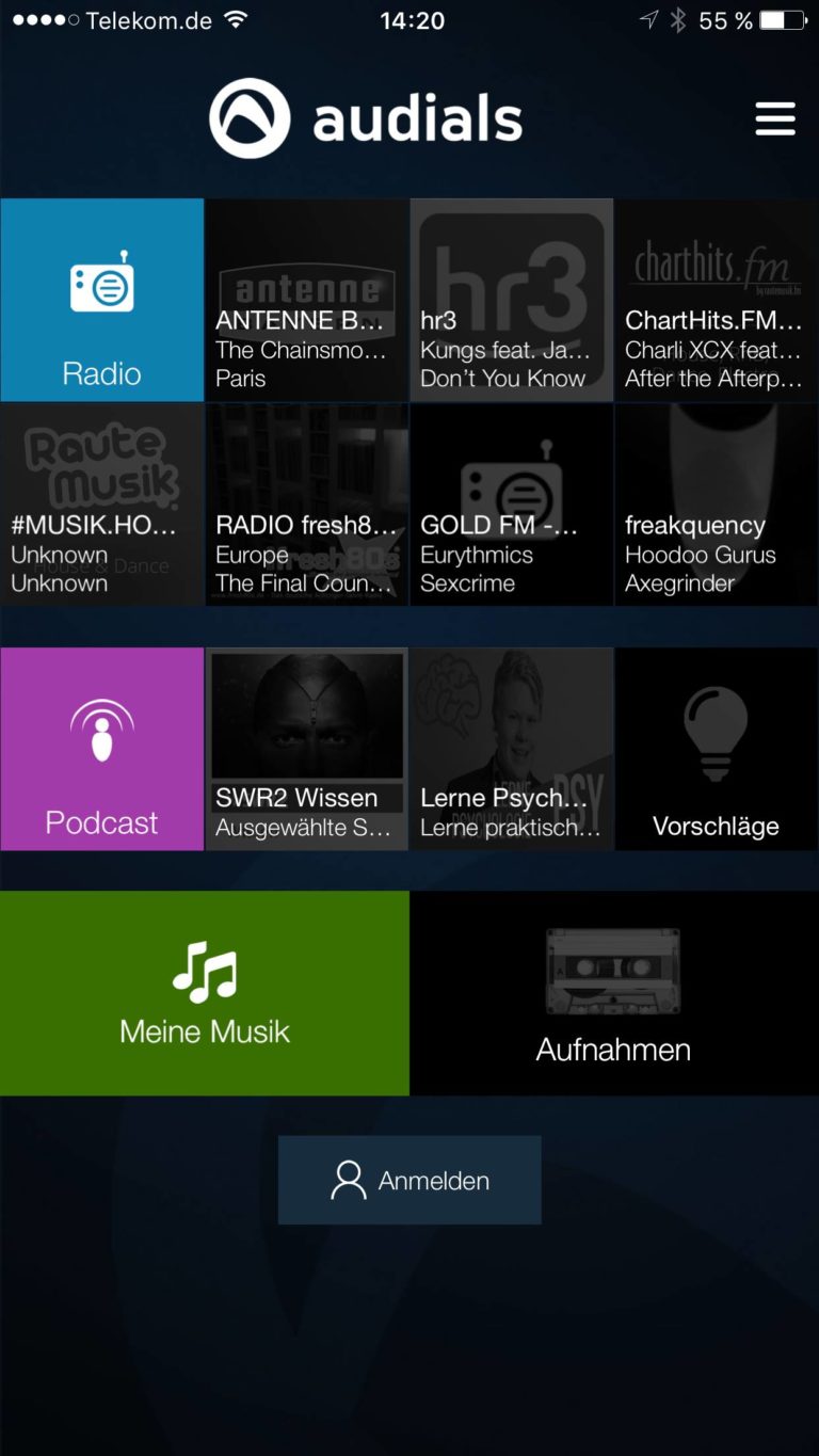 Audials Radio App für IOS im kurz Test Techtest