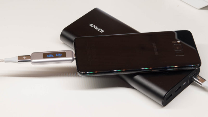 Das Samsung Galaxy S8 profitiert von USB Power Delivery