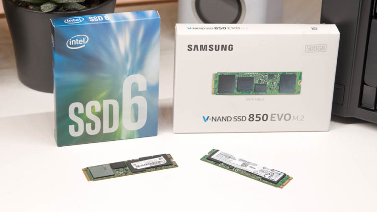 Teure m.2 SATA SSD gegen günstige NVME SSD, was ist besser? (Intel 600P vs. Samsung 850 EVO)