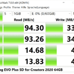 Crystaldiskmark Samsung Evo Plus Sd For Creators 2020 64gb