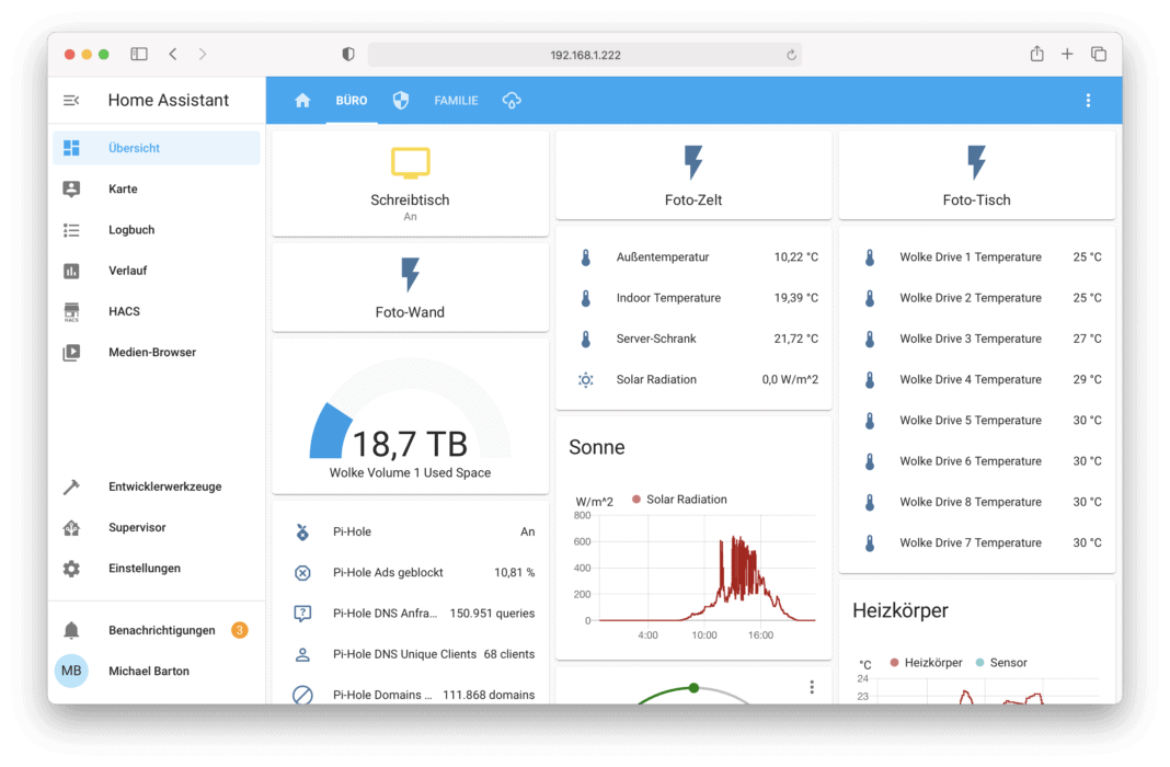 Smart Home Assistent Tipp, mehrere Smart Home Systeme mit dem Home Assistent gemeinsam ...
