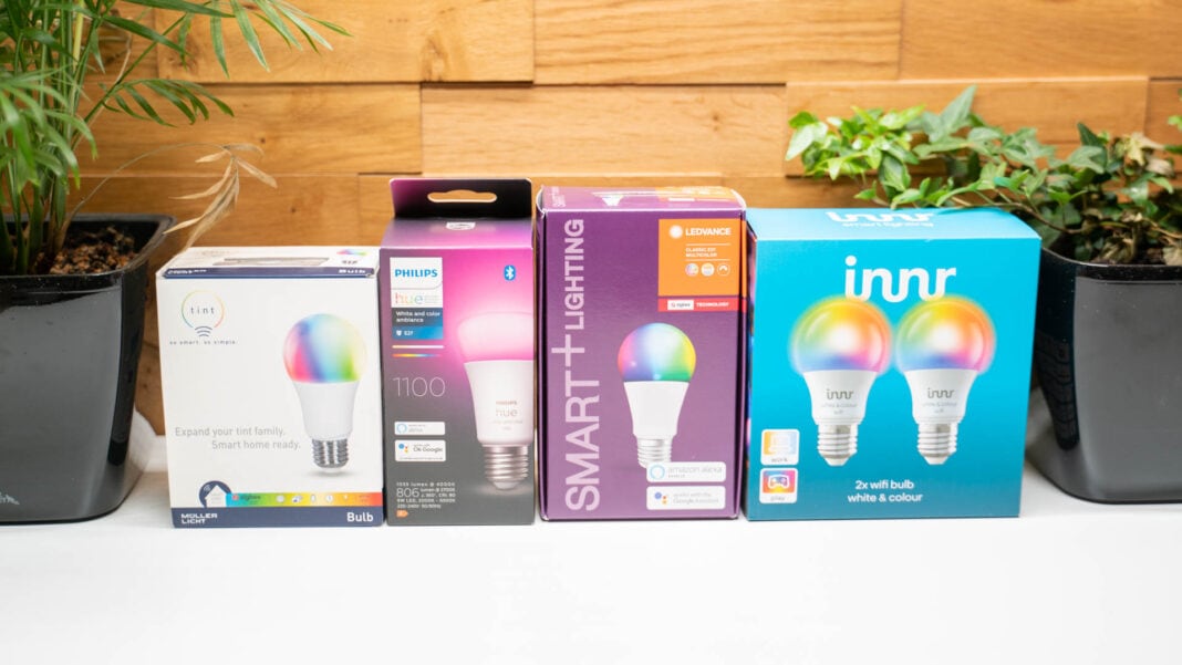 4x Zigbee “Hue” Kompatible RGB Lampen von Philips, Innr, tint und LEDVANCE im Vergleich Techtest