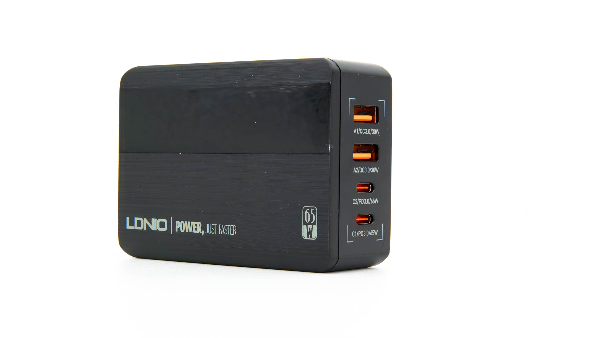 LDNIO A3511Q Netzladegerät GaN-Ladegerät , 2x USB + USB-C, 65W