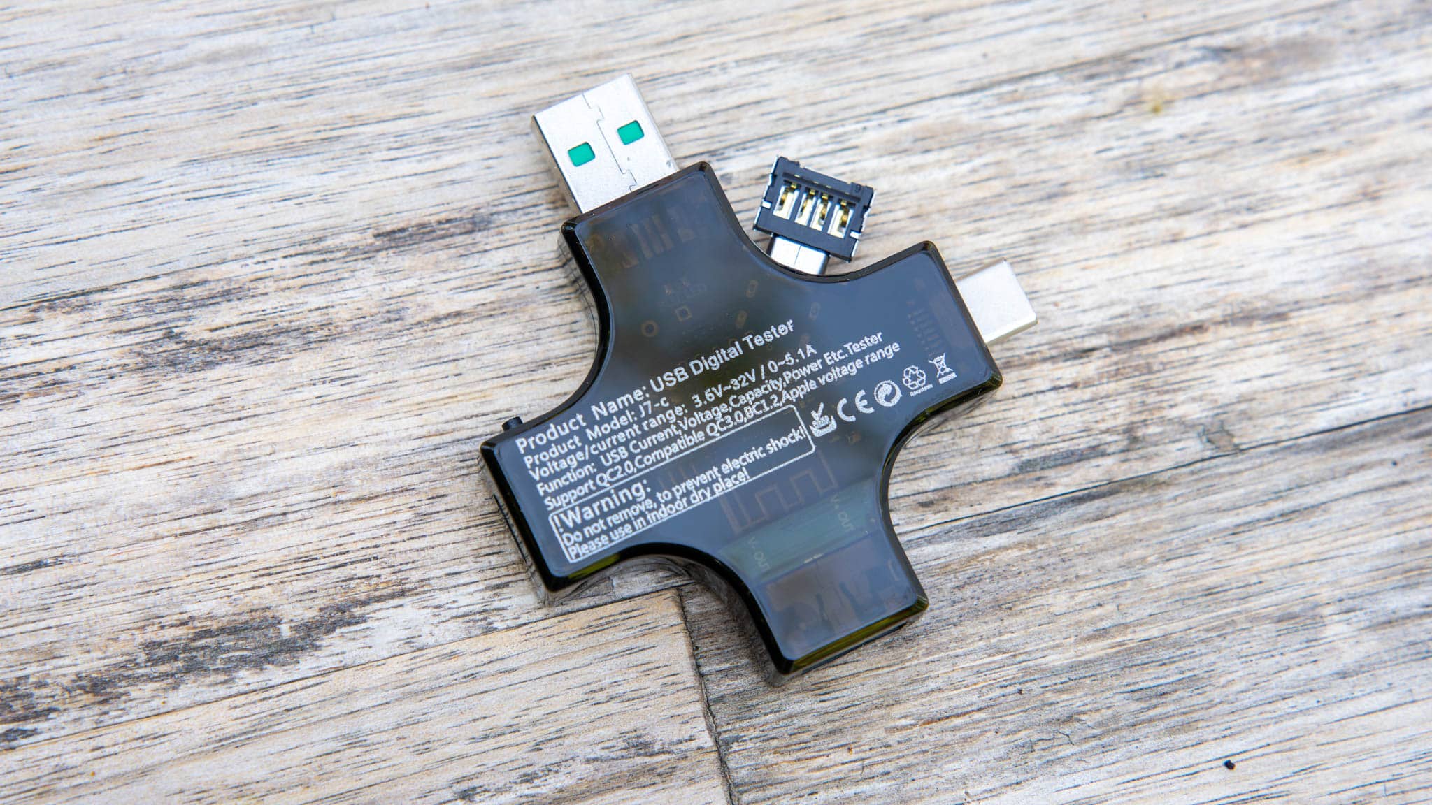 Test of USB Digital Tester J7-c