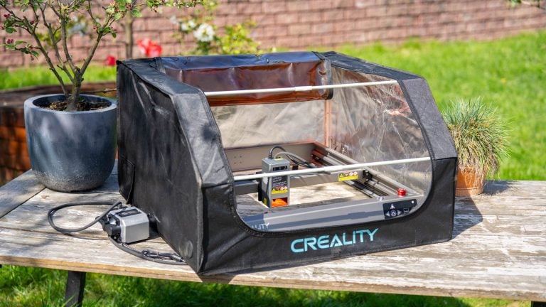 Der Creality Falcon 2 im Test, Lasergravur auch auf Aluminium mit 22W!