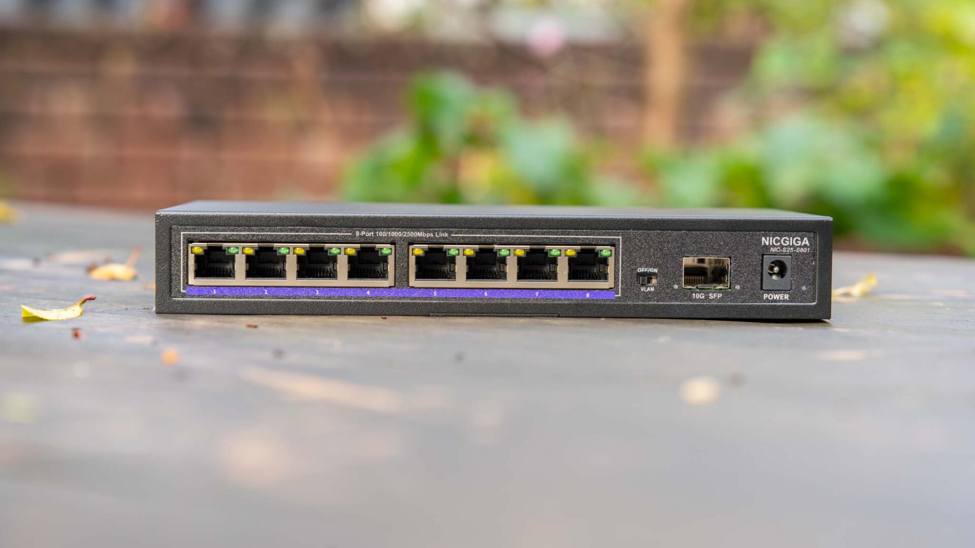 Noic Switch NICGIGA NIC-S250801 8 Port 2,5Gbit Switch, günstig, schnell und sehr ...