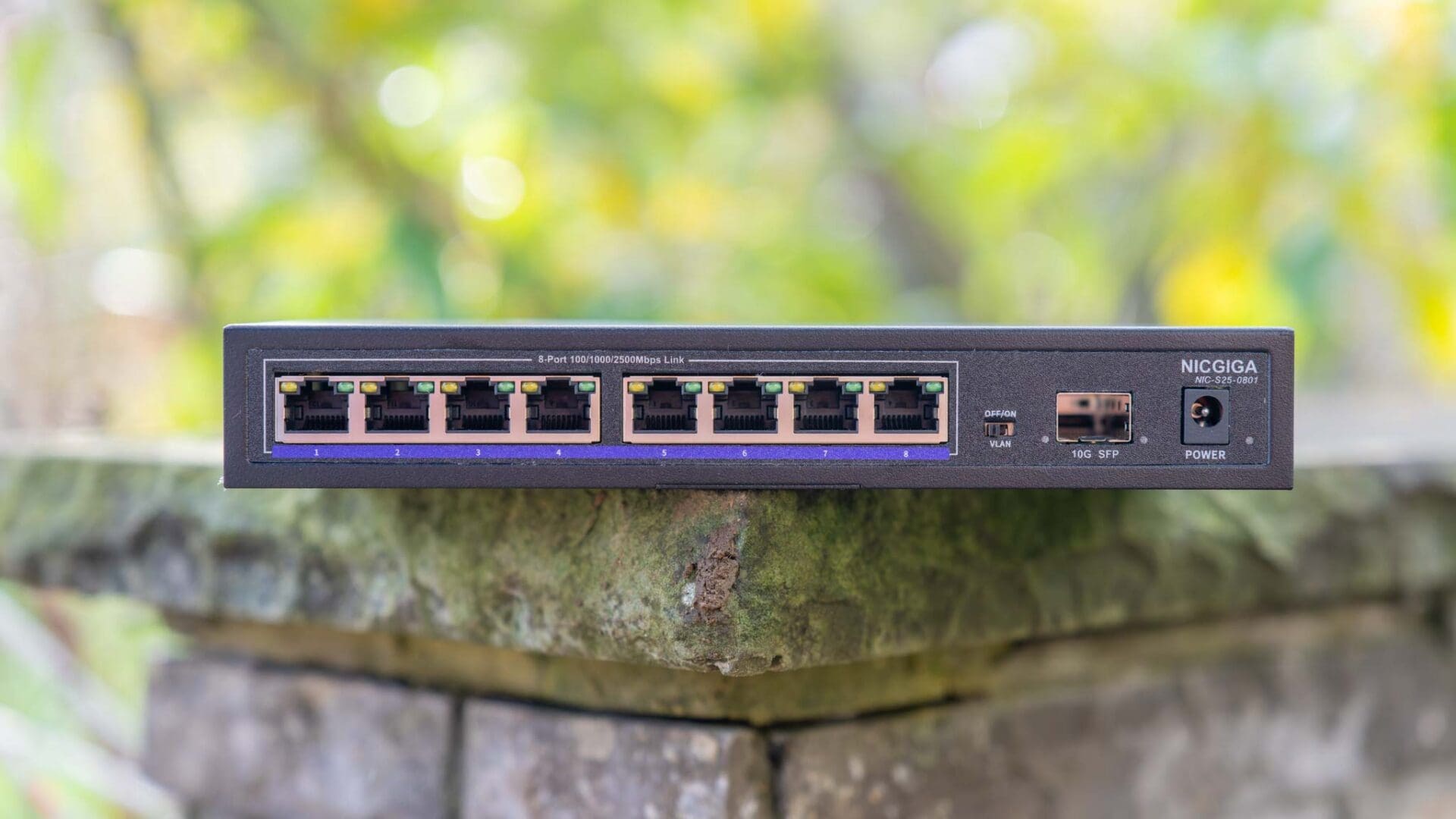 Noic Switch NICGIGA NIC-S250801 8 Port 2,5Gbit Switch, günstig, schnell und sehr ...
