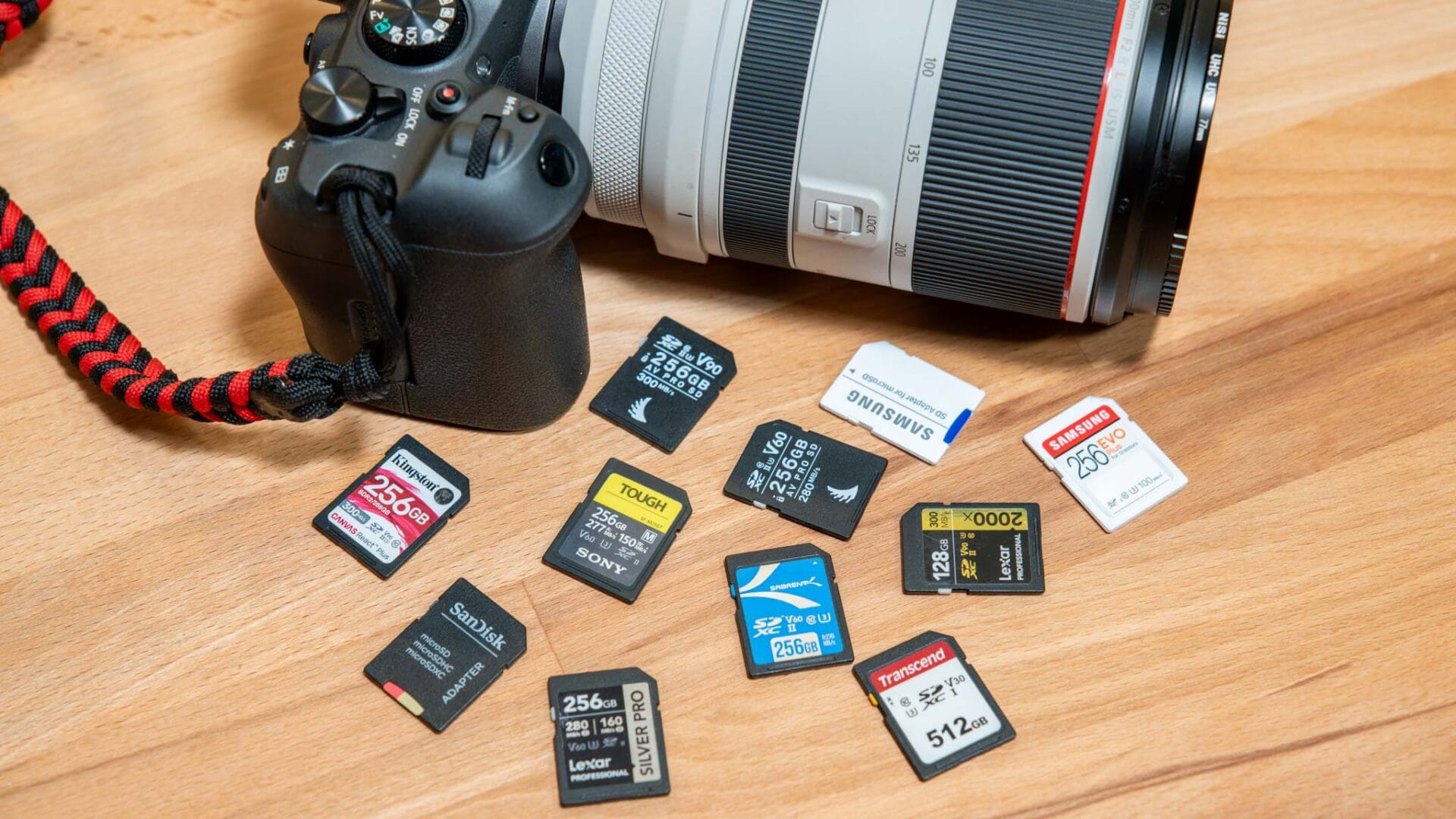 12x Speicherkarten für die Canon R6 II im Test, eine schnelle ...