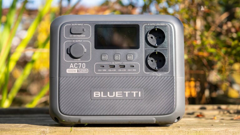 BLUETTI AC70: 768 Wh Powerstation mit USB-C, Solar-Ladeoption und LiFePO4-Akkus im Test