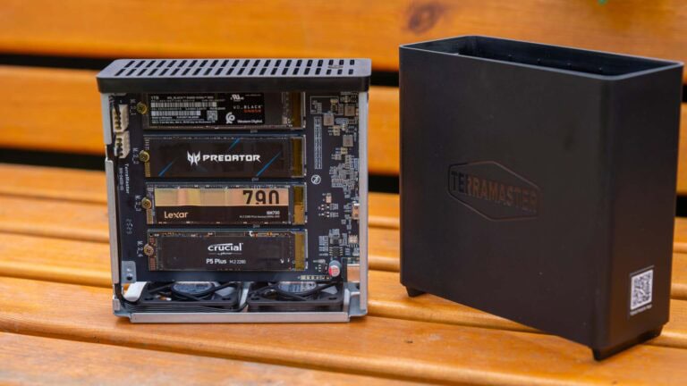 Terramaster D4 Test: 4-fach NVMe-Gehäuse mit USB 4 im Review