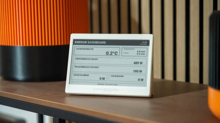 ePaper Display mit Akku für den Home Assistant, XIAO 7.5″ ePaper Panel