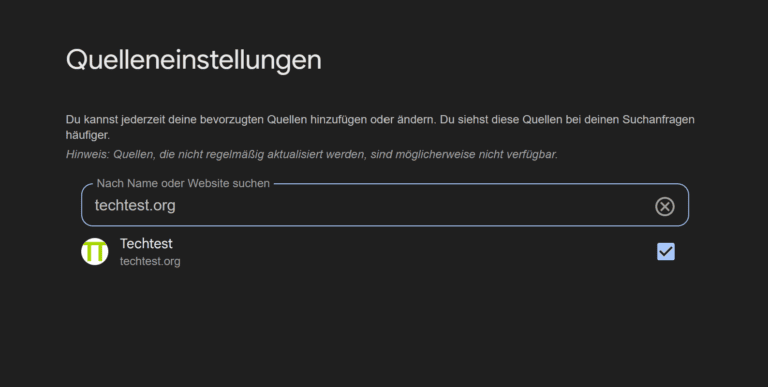 Unterstütze Techtest.org mit nur einem Klick!
